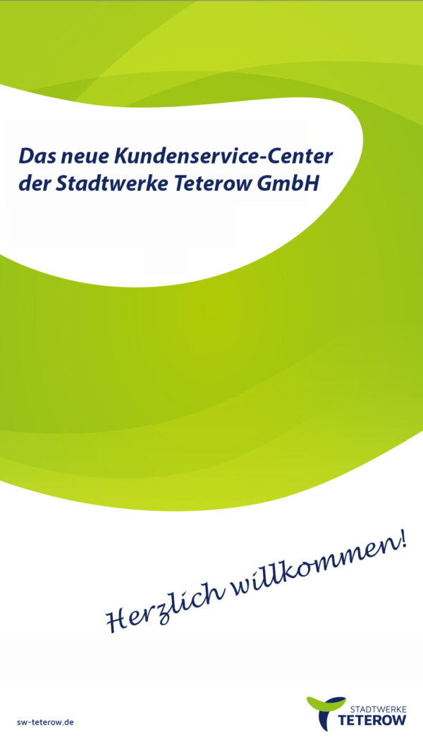 Stadtwerke Teterow KSC Herzlich willkommen