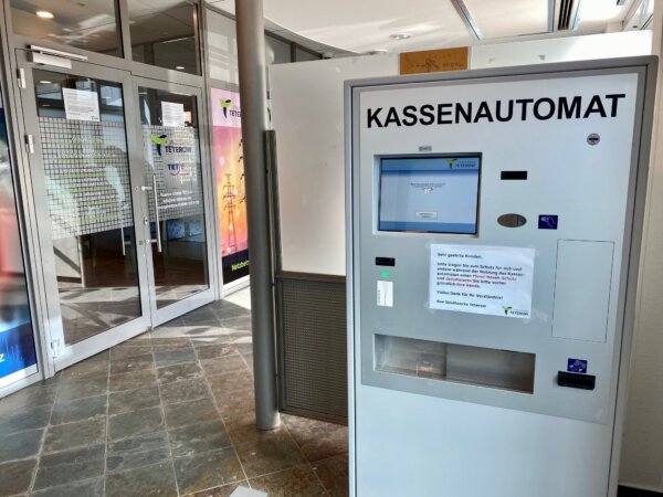 Stadtwerke Teterow Kassenautomat